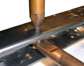 Spot Welder Lower Tong - Click Image to Close